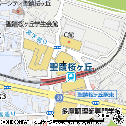 キーコーヒー 京王聖蹟桜ヶ丘店周辺の地図