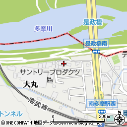東京都稲城市大丸2279-10周辺の地図