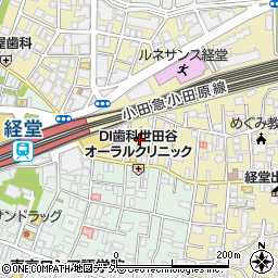東京都世田谷区宮坂2丁目18周辺の地図