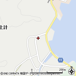 兵庫県美方郡香美町香住区上計1157周辺の地図