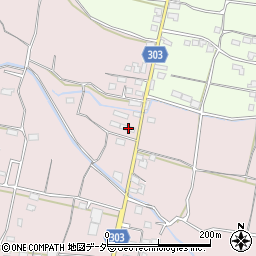 山梨県笛吹市一宮町一ノ宮281周辺の地図