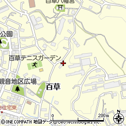 東京都日野市百草857周辺の地図
