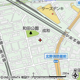 東京都八王子市北野町517周辺の地図