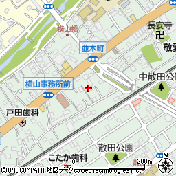 東京都八王子市並木町14周辺の地図