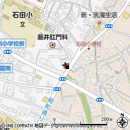 コスモセルフピュア上石田ＳＳ周辺の地図