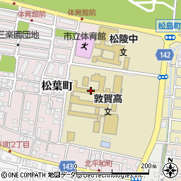 敦賀高校定時制周辺の地図