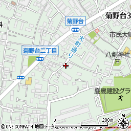 ナビパーク菊野台第６駐車場周辺の地図