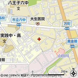 東京都八王子市万町77周辺の地図