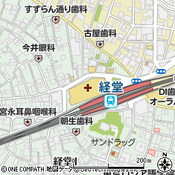 カラダファクトリー　経堂コルティ店周辺の地図