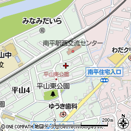 日野市立　南平駅西交流センター周辺の地図