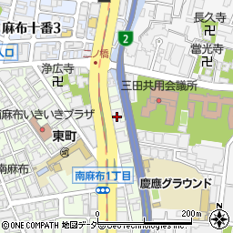 在日本大韓民国民団東京地方本部周辺の地図