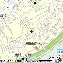 東京都八王子市長房町497周辺の地図