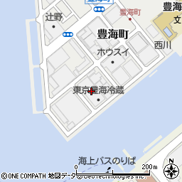 東京豊海冷蔵周辺の地図