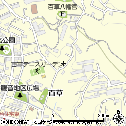 東京都日野市百草858周辺の地図