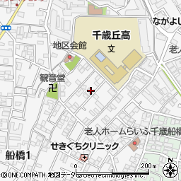 東京都世田谷区船橋3丁目9-16周辺の地図