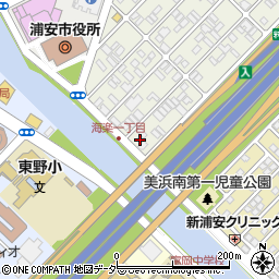 千葉県浦安市海楽1丁目5-40周辺の地図