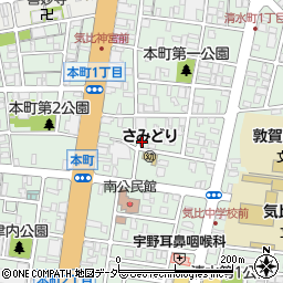 中華料亭敦賀周辺の地図
