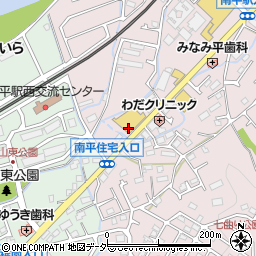 スーパーアルプス南平店周辺の地図