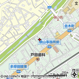 東京都八王子市並木町21周辺の地図