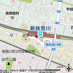 松屋 新検見川店周辺の地図