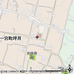 坪井公民館周辺の地図