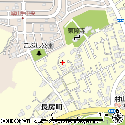 東京都八王子市長房町1279-5周辺の地図