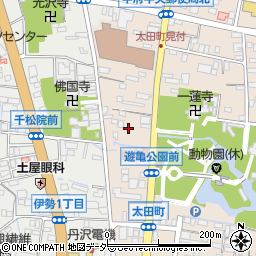 山梨県甲府市太田町8周辺の地図