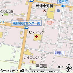 ザ・ビッグ甲府和戸店周辺の地図