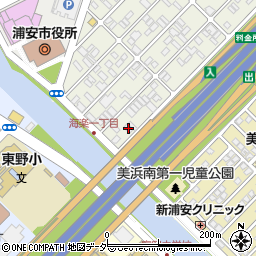 千葉県浦安市海楽1丁目5-30周辺の地図