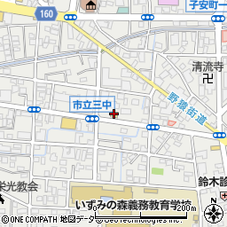 ファミリーマート八王子子安町店周辺の地図