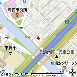 千葉県浦安市海楽1丁目5-3周辺の地図