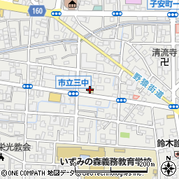 ファミリーマート八王子子安町店周辺の地図
