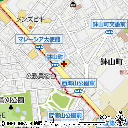 サミットストア代官山鉢山町店周辺の地図