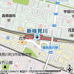 みずほ銀行新検見川駅 ＡＴＭ周辺の地図