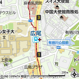 PANSHIROU TEZUKAYAMA 広尾店周辺の地図