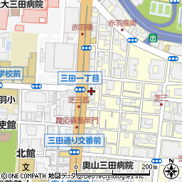 クリエート三田管理人室周辺の地図