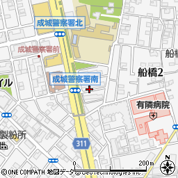 東京都世田谷区船橋2丁目25周辺の地図