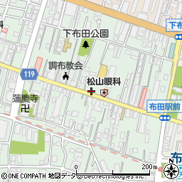 中国料理 飛竜 調布店周辺の地図