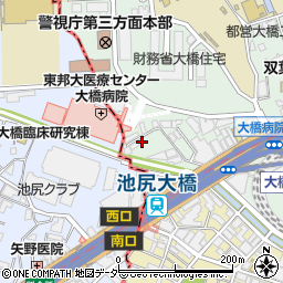 東京都目黒区大橋2丁目23-14周辺の地図