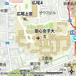 聖心女子大学周辺の地図