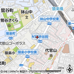 東京都渋谷区猿楽町4周辺の地図