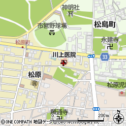 川上医院周辺の地図