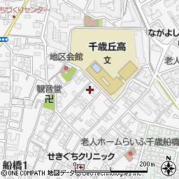 東京都世田谷区船橋3丁目9-9周辺の地図