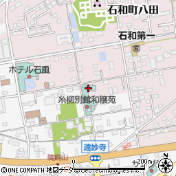 糸柳別館和穣苑周辺の地図