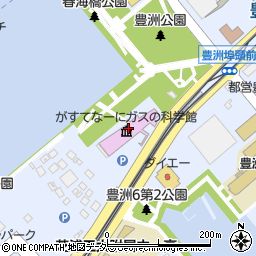 東京ガスガスの科学館周辺の地図