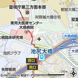 東京都目黒区大橋2丁目23-15周辺の地図