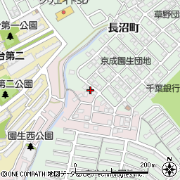 千葉県千葉市稲毛区長沼町293-158周辺の地図