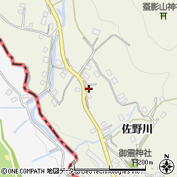 神奈川県相模原市緑区佐野川3312周辺の地図