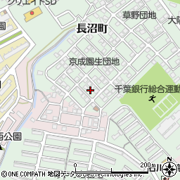 千葉県千葉市稲毛区長沼町293-182周辺の地図