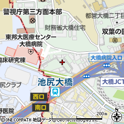 東京都目黒区大橋2丁目22-16周辺の地図
